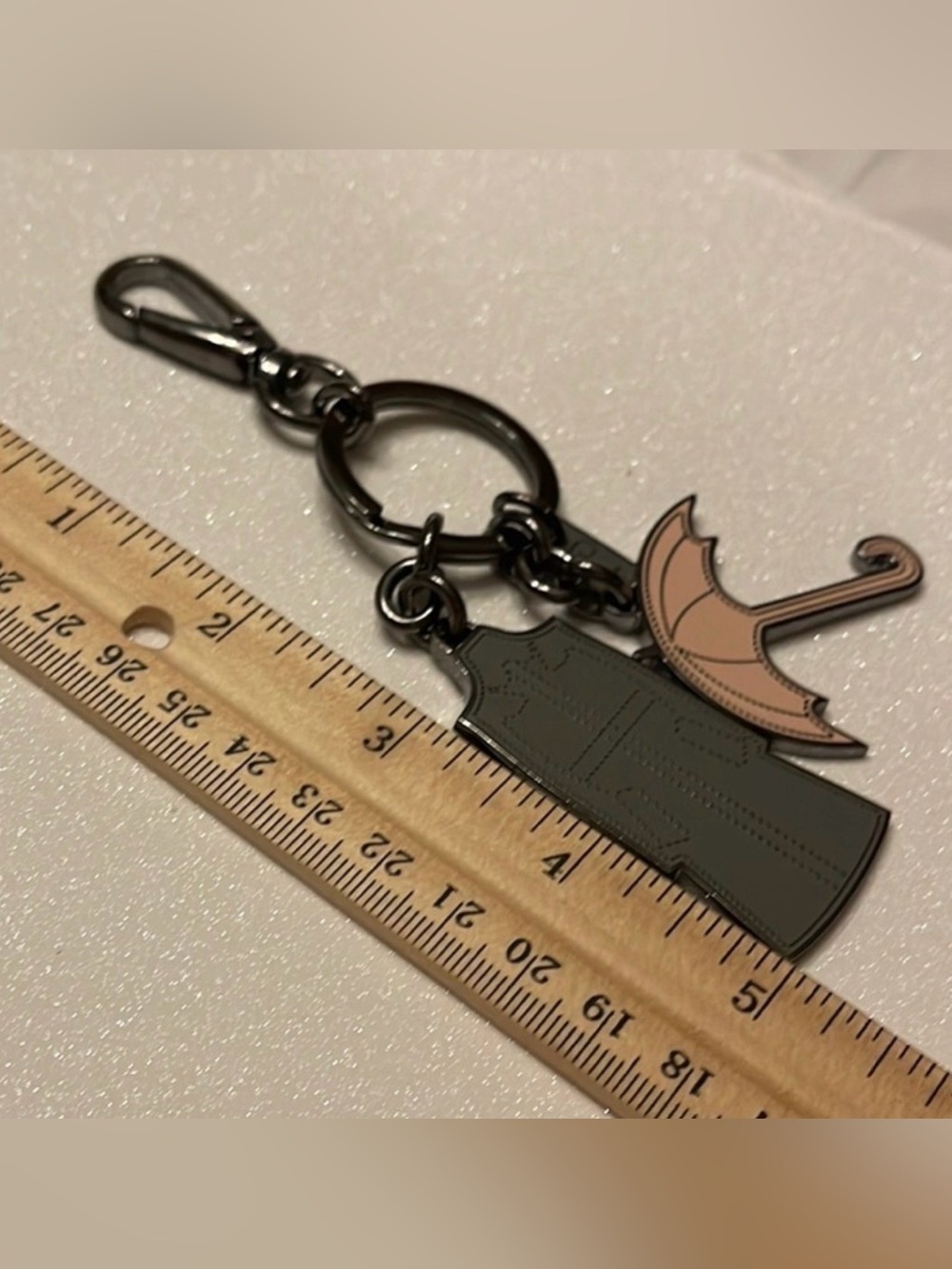 Burberry Black and Beige Trench Coat & Umbrella Keychain Charm - Picture 4 of 4